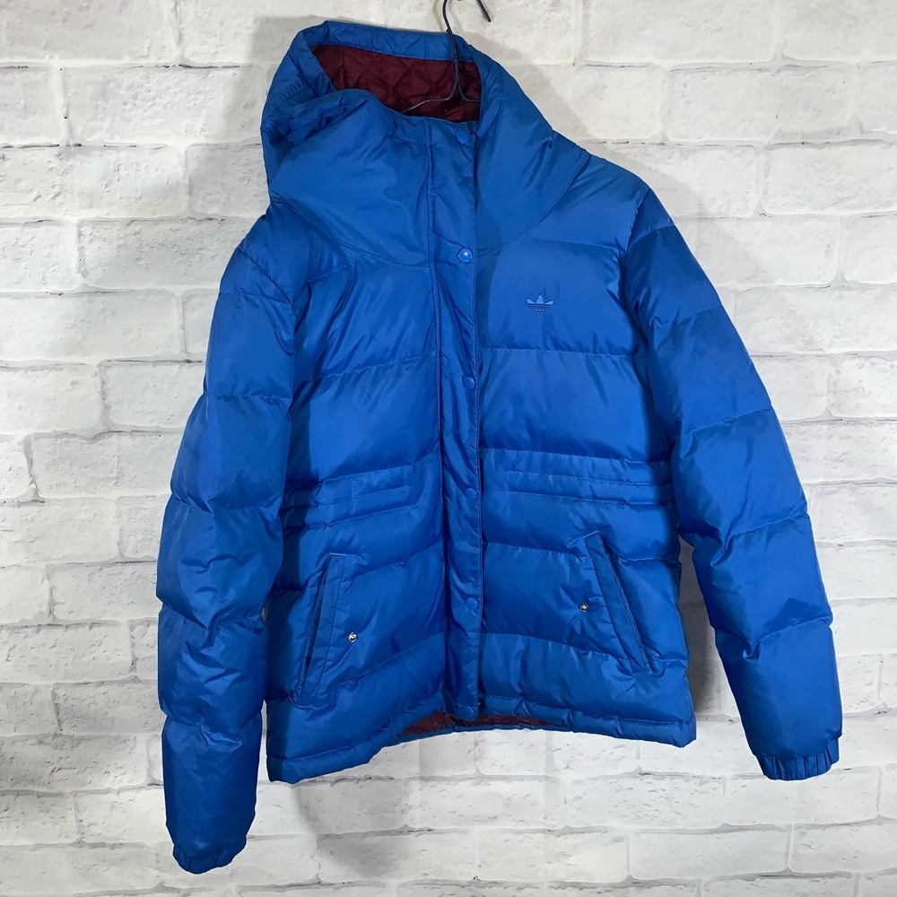 adidas Vibrant Blue Puffer Jacket